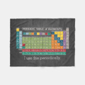 Couverture Polaire Tableau de bord des éléments périodiquement périod (Devant (Horizontal))