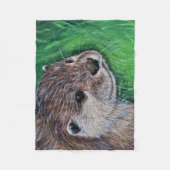 Couverture Polaire Tableau de Little River Otter (Devant)