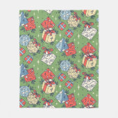 COUVERTURE POLAIRE TABLEAU DE NOËL JEU DICE MOTIF (Devant)