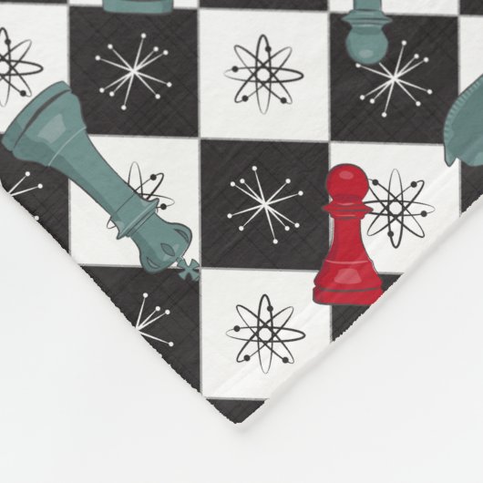 Couverture Polaire Tableau d'échecs rétro (Coin)
