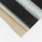 Couverture Polaire Tableau noir et blanc Abstrait (Coin)