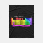 Couverture Polaire Tableau Périodique De Hbcus Blerd (Devant)