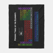 Couverture Polaire Tableau périodique des éléments (Devant)