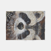 Couverture Polaire Tableau Raccoon (Devant (Horizontal))