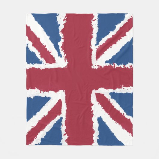 Couverture Polaire Tableau Union Jack par Heva Weva (Devant)