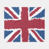 Couverture Polaire Tableau Union Jack par Heva Weva (Devant (Horizontal))