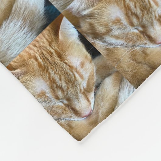 Couverture Polaire Tablette orange dormant (Coin)