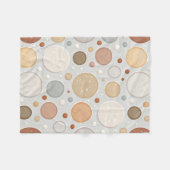Couverture Polaire Taches neutres/cercles (Devant (Horizontal))