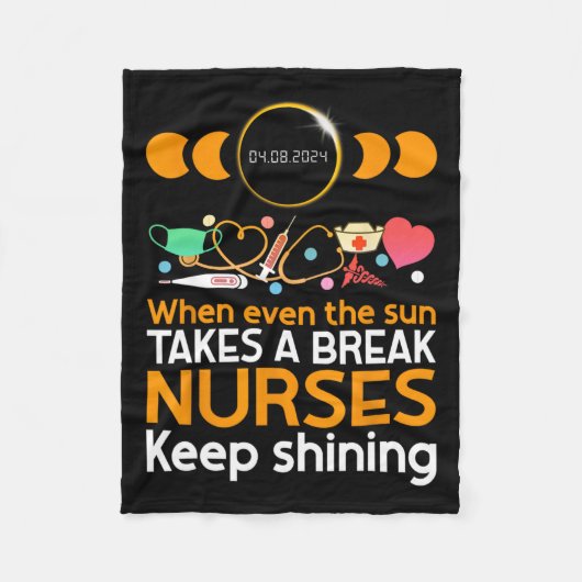 Couverture Polaire Tâches Quotidiennes Vs Total Éclipse Solaire Phase (Devant)