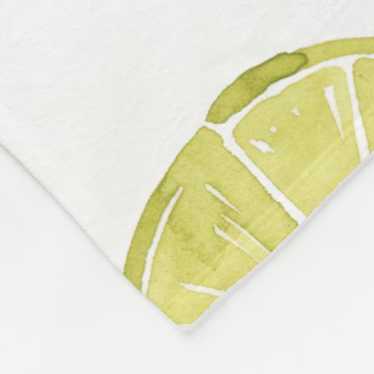 Couverture Polaire Taco à propos de ça | Motif de chaux (Coin)