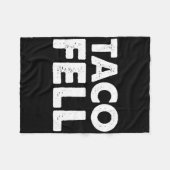 Couverture Polaire Taco Fell Go Taco Funny Tee 5 (Devant (Horizontal))