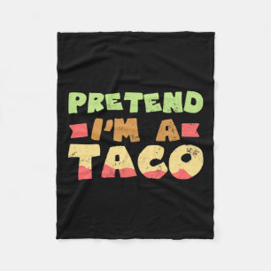 Couverture Polaire Taco Halloween Costume Design Faire semblant d'êtr