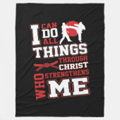 Couverture Polaire Taekwondo (Devant)