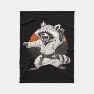 Couverture Polaire Taekwondo Raton Kickboxing Animall Jiu-Jitsu