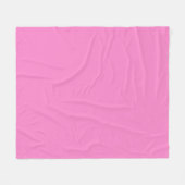 Couverture Polaire Taffy rose uni (Devant (Horizontal))