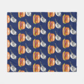 Couverture Polaire Tahoe Cheeseburger Bird Chickadee (Devant (Horizontal))