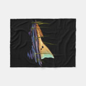 Couverture Polaire Tailing Redfish Red Drum Fish Shirt Redfish Tail  (Devant (Horizontal))