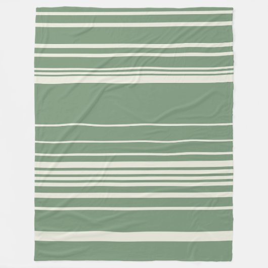 Couverture Polaire Tailles complexes en vert (Devant)