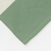 Couverture Polaire Tailles complexes en vert (Coin)