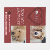 Couverture Polaire Taken Too Soon - Hemangiosarcoma Tribute (Devant (Horizontal))