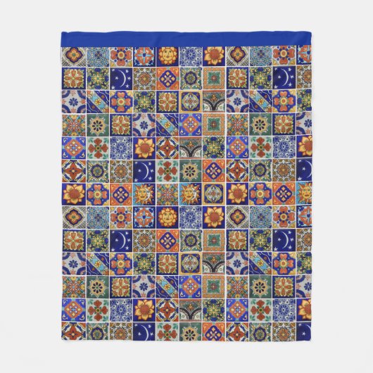 Couverture Polaire Talavera Carrelage Image Style Sud-Ouest Simple (Devant)