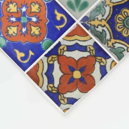 Couverture Polaire Talavera Carrelage Image Style Sud-Ouest Simple (Coin)