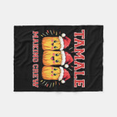 Couverture Polaire Tamale Making Crew Christmas Party (Devant (Horizontal))
