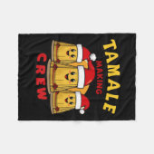 Couverture Polaire Tamale Making Crew Tamale Saison Drôle Chr Mexicai (Devant (Horizontal))