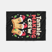 Couverture Polaire Tamale Making Crew Tamale Saison Drôle Chr Mexicai (Devant (Horizontal))