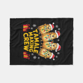 Couverture Polaire Tamale Making Crew Tamale Saison Drôle Chr Mexicai (Devant (Horizontal))