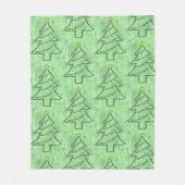 Couverture Polaire Tambour Arbre de Noël (Devant)