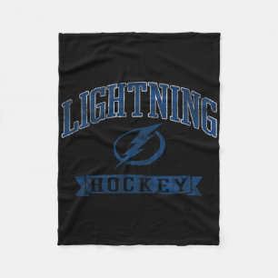 Couverture Polaire Tampa Bay Lightning Hockey Vintage Gris Officielle