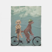 Couverture Polaire Tandem de caniche (Devant)