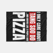 Couverture Polaire Tang Soo Do Sparant Martial Artist Karate Master (Devant (Horizontal))