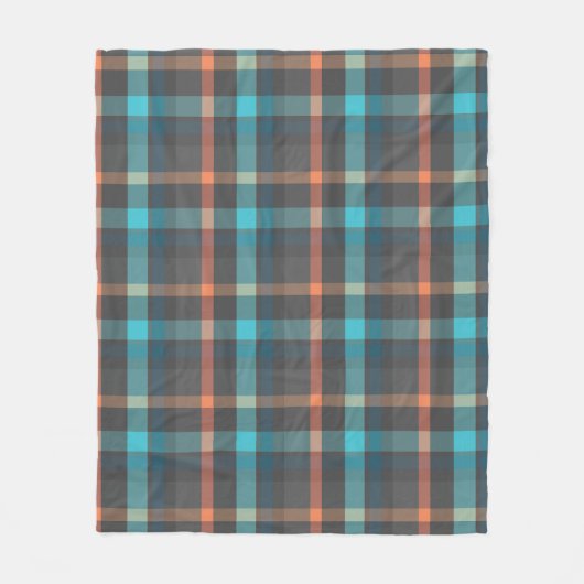 Couverture Polaire Tangérine atomique (Devant)