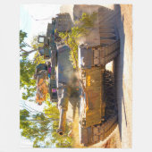 COUVERTURE POLAIRE TANK DE BATAILLE AMÉRICAIN - M1 ABRAMS (Devant)