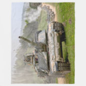 Couverture Polaire TANK DE BATAILLE - M1 Abrams (Devant)
