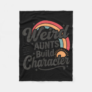 Couverture Polaire Tantes Bizarres Créent un T-Shirt de Caractère Drô