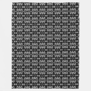 Couverture Polaire Tao Fleece Blanket moderne noir et blanc