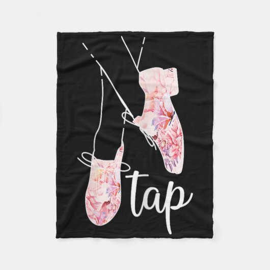 Couverture Polaire Tap Dance Lover Tap Danseuse Professeur de danse (Devant)