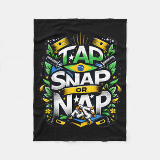 Couverture Polaire Tap Snap ou Nap Soumission brésilienne de Jiu Jits