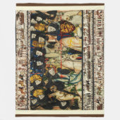 Couverture Polaire TAPESTRE BAYEUX 1066 Mort du roi Harold (Devant)