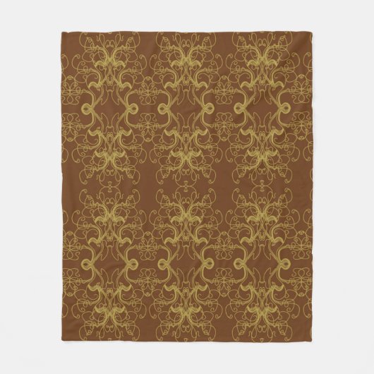Couverture Polaire Tapete - Illustration de style baroque Vintage (Devant)
