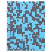 Tapis Camouflage Bleu