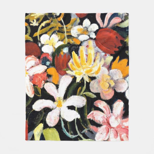 Couverture Polaire Tapis de fleurs (Devant)
