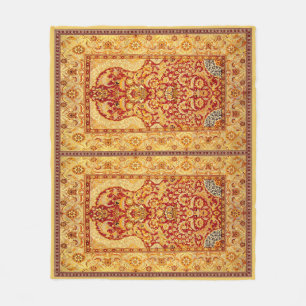 Couverture Polaire Tapis de prière musulman lavable à 2 personnes moy