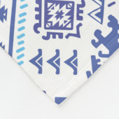 Couverture Polaire Tapis en cachemire indien, motif de mandala ethniq (Coin)