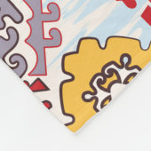 Couverture Polaire Tapis indien, paisley mandala, yoga (Coin)