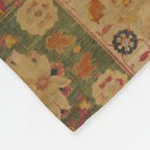 Couverture Polaire Tapis rouge or Kashan tapis Perse Asiatique (Coin)