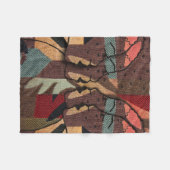 Couverture Polaire Tapisserie africaine (Devant (Horizontal))